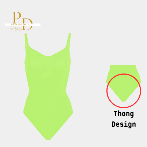 Ploppydolly  Bodysuit Thong Woman Shapewear