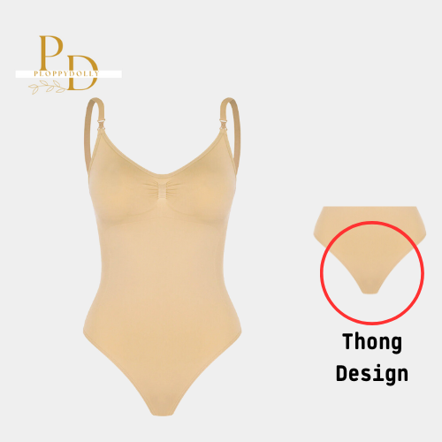 Ploppydolly  Bodysuit Thong Woman Shapewear