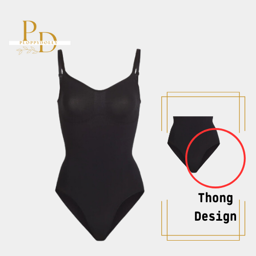 Ploppydolly  Bodysuit Thong Woman Shapewear